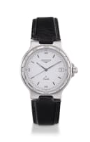 Gentleman's stainless steel 'Conquest' Longines wristwatch, Ref. 26417316