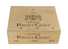 Pontet-Canet; Pauillac; 2008; 3 (1 x 3); 750ml