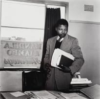 Jürgen Schadeberg; Mandela in his Law Office, 1952