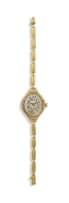 French lady's 18ct gold wristwatch