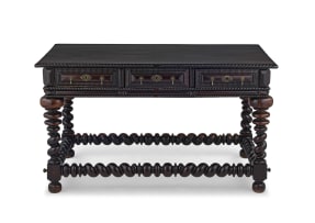 A Portuguese rosewood centre table, 19th century