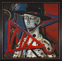 Christo Coetzee; Self Portrait with Hat