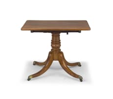 A mahogany table, 19th century