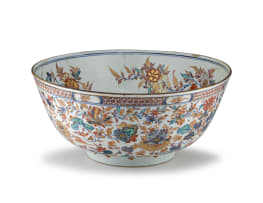 A Chinese 'Imari' bowl, Qing Dynasty, 18th century