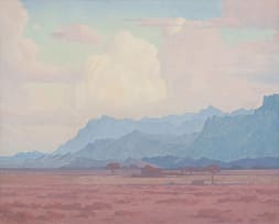 Jacob Hendrik Pierneef; The Close of Day, Erongo Mountains, S.W.A.