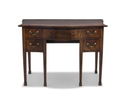A George III mahogany dressing/writing table, circa 1775