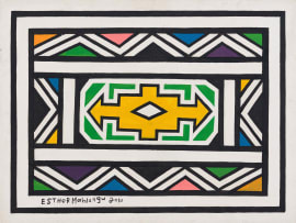 Esther Mahlangu; Ndebele Patterns