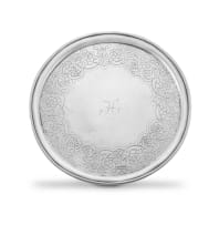 A George III silver salver, John McDonald, Edinburgh, 1800