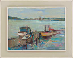 Sidney Goldblatt; Harbour Scene