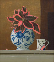Michael Vincent Murphy; Still Life with Vase of Coleus