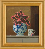 Michael Vincent Murphy; Still Life with Vase of Coleus