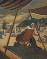 Murray Hoffman; Beach Scene