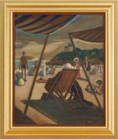 Murray Hoffman; Beach Scene