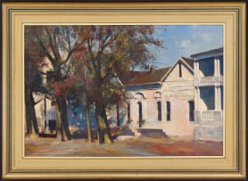 Errol Boyley; Street Scene, Stellenbosch