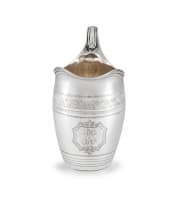 A George III silver milk jug, possibly Duncan Urquhart & Napthali Hart, London, 1798