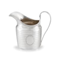 A George III silver milk jug, Duncan Urquhart & Naphtali Hart, London, 1793