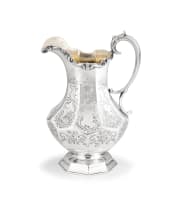 A Victorian silver milk jug, Josiah Williams & Co, Exeter, 1857
