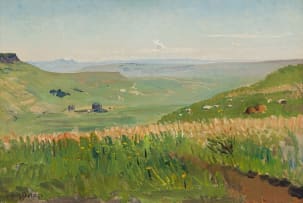 Frans Oerder; Valley Landscape