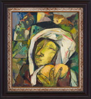 Irma Stern; Woman with White Headscarf
