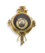 A French gilt-metal timepiece, 19th century