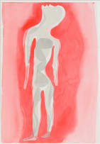 Ruan Hoffmann; Figure Against Red Background