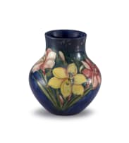 A William Moorcroft 'freesia' pattern vase, 1928-1949