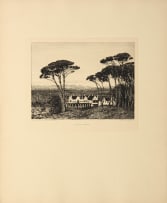 Nita Spilhaus; Cape Town Etchings Published by the Cape Times Ltd, portfolio of 11 etchings