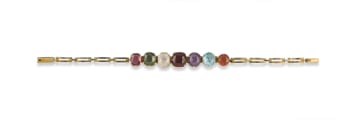 Gem-set bracelet