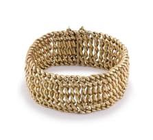 French 18ct gold bracelet, 19th century