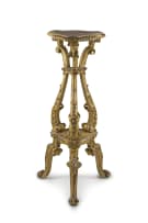 A George III style giltwood torchère, 19th century