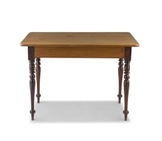 A Cape pine and stinkwood table, 19th century