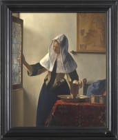After Johannes Vermeer; Young Woman with a Water Pitcher