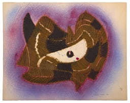 Christo Coetzee; Abstract Composition in Purple