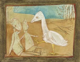 Fred Schimmel; Two Figures and a Bird