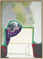 Robert Hodgins; A John Webster Painting: A Grinning Skull Wrapped in a Shroud