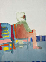 Robert Hodgins; Man and Two Chairs