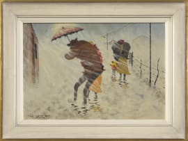 John Koenakeefe Mohl; Caught in Storm in Soweto in Soweto Johannesburg (S.A)