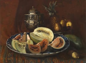 Frans Oerder; Still Life with Melons