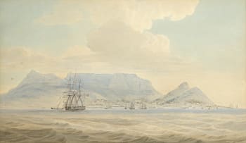 William John Huggins; Shipping in Table Bay