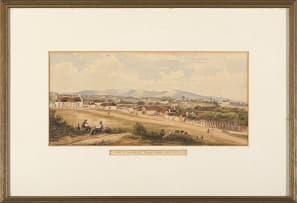 South African School 19th Century; View of Wynberg, taken from the Common and View of Wynberg, taken from the Church