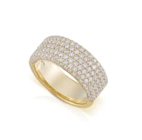 Italian diamond and gold ring