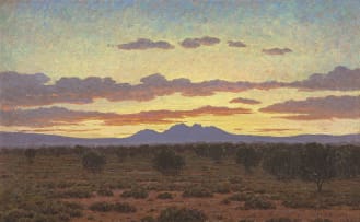 Jan Ernst Abraham Volschenk; Mimosa Valley, Nel's Poort: Evening