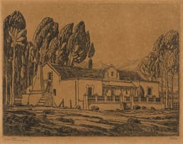 Jacob Hendrik Pierneef; Farmhouse in Tulbagh
