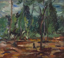 Wolf Kibel; Landscape with Trees