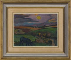 Maggie Laubser; Landscape with Cow