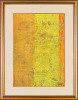 Bill Ainslie; Yellow and Orange Abstract