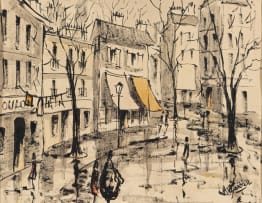 Arthur Edward Cantrell; Street Scene
