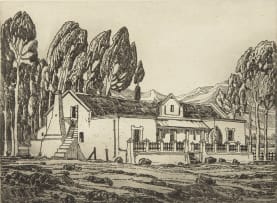 Jacob Hendrik Pierneef; Boerehuis, Tulbagh, K.P.