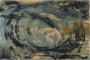 Cecil Higgs; Circular Blue Abstract