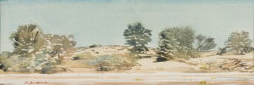 Adolph Jentsch; Namibian Desert Landscape